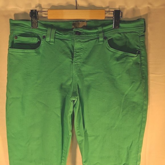 Bench Teal Blue Pool Green Skinny Jeans Pants Womens 32 Slim BLMA0270-19 - Picture 4 of 8